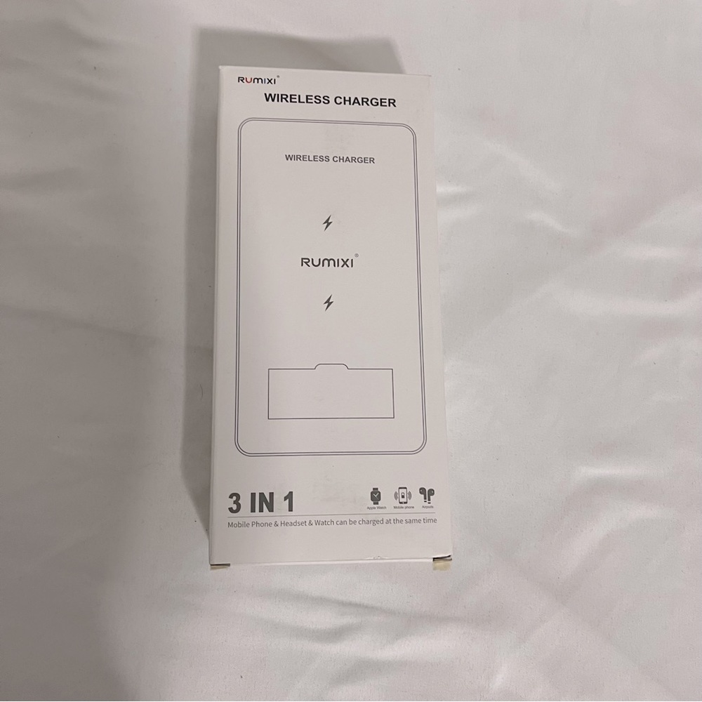 Foldable 3 n 1 Wireless Charger New It Can Charge A Phone, Watch Simultaneously